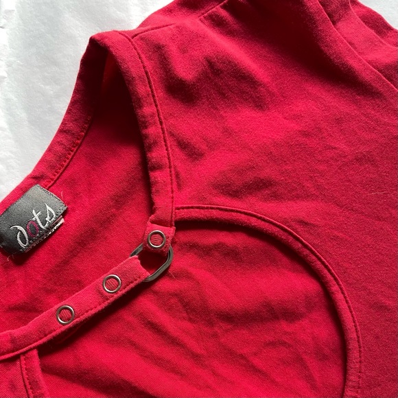 Red Cut-Out Tank - Picture 3 of 5